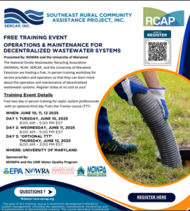 NOWRA/RCAP O&M Training